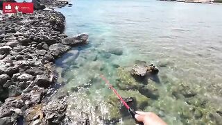 Апрельская разведка берега и легкий спиннинг в Кызкалеси