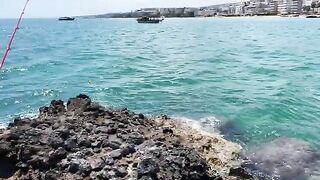 Апрельская разведка берега и легкий спиннинг в Кызкалеси