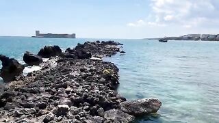 Апрельская разведка берега и легкий спиннинг в Кызкалеси