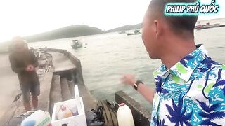 Ночной выход из Антхоя на Фукуоке: морская охота и ужин на лодке
