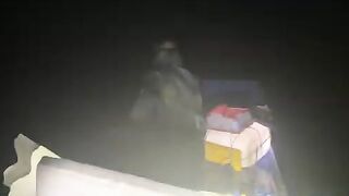 Ночной выход из Антхоя на Фукуоке: морская охота и ужин на лодке
