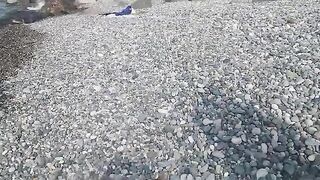 Сарпи, Грузия: рыбалка с сыном на тирольскую палочку у скал