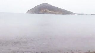 Заброс сети у берега Гюмюшлюка на полуострове Бодрум