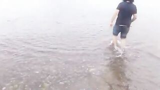 Заброс сети у берега Гюмюшлюка на полуострове Бодрум