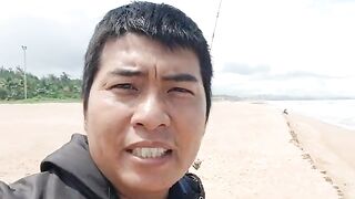 На пляже Туихоа: разговор с рыбаком и прогулка у моря