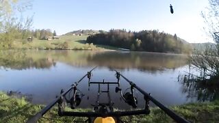 Апрельские карпы и холодная ночь на Сливнишком озере