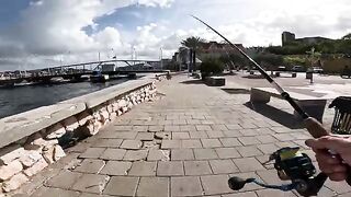 Ветер сорвал ужин после рыбалки в Виллемстаде