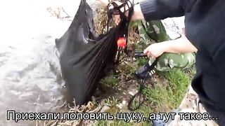 Два крупных карпа за два часа на Барановском озере в Сочи