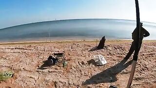 Азовское море на рассвете: ждем пеленгаса и ловим небольшую кефаль