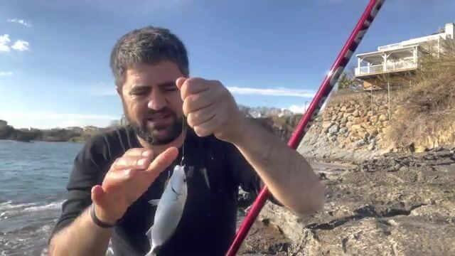 Морской карась на куриную грудку: береговая рыбалка со снастью на шесть метров