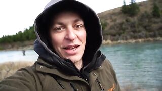 Форель взяла с первого проплыва на канале Текапо