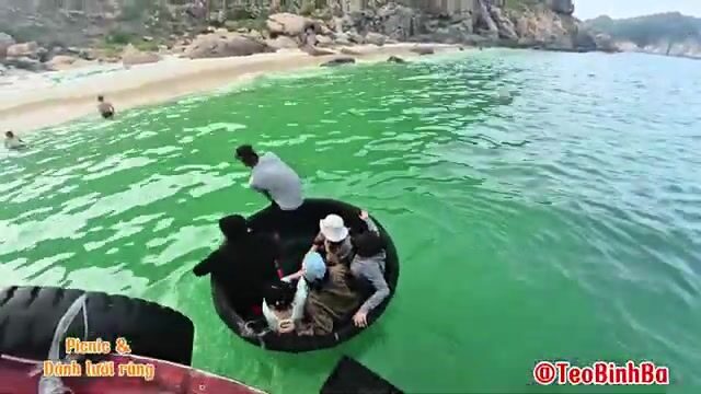 Пикник с неводом на острове Биньба: семейный день у моря и общий улов