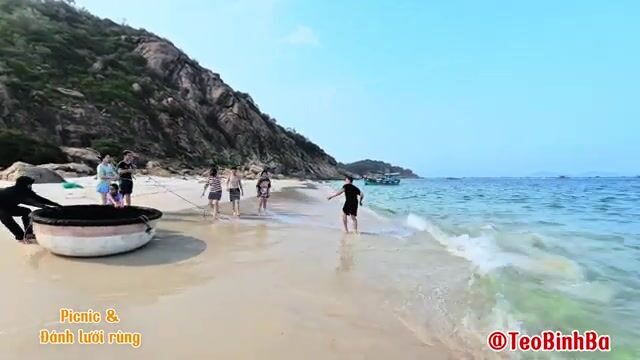 Пикник с неводом на острове Биньба: семейный день у моря и общий улов