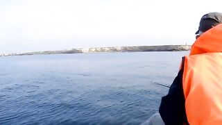 За сарганом на пилькер у Черноморского в Крыму