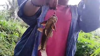 Небольшой лесной водоем по дороге на восток Суринама