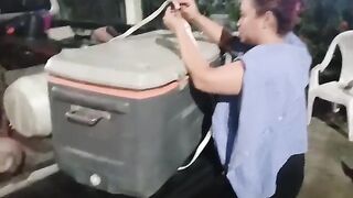 Небольшой лесной водоем по дороге на восток Суринама