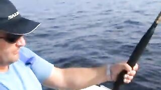 Два тунца за один выход: тяжелое вываживание у Закинфа