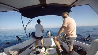 Рассвет и донная рыбалка в бухте Пальмы на Майорке