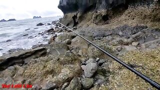 Волна, острые камни и короткая утренняя рыбалка на Катбе
