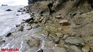 Волна, острые камни и короткая утренняя рыбалка на Катбе