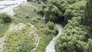 Нимфа, стример и сильная форель на реке Маккензи