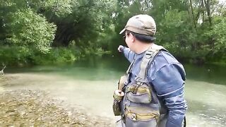 Нимфа, стример и сильная форель на реке Маккензи