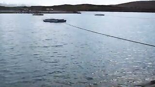 Ветер заставил сменить точку на каналах Маккензи