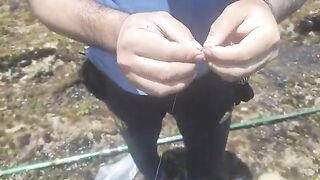 Поездка за морским червем и береговая рыбалка у Эль-Джадиды