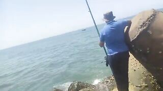 Поездка за морским червем и береговая рыбалка у Эль-Джадиды