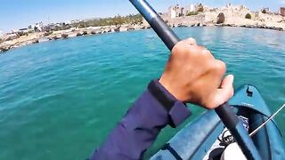 Забытый якорь и рыбалка с каяка у крепости Кызкалеси