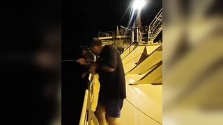 Тунец у Виллемстада на Кюрасао: ночная рыбалка с танкера и подъем рыбы на палубу