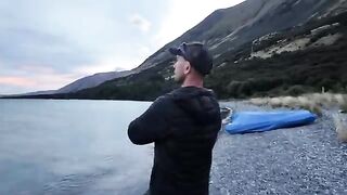 Шторм на Охау, форель у берега и тихий выход на лодке