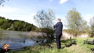 Тренировка перед карповым турниром на Сливнишком озере