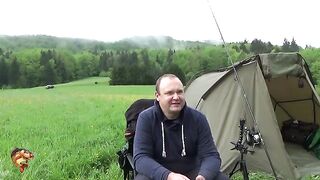 Тренировка перед карповым турниром на Сливнишком озере