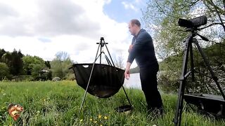 Тренировка перед карповым турниром на Сливнишком озере