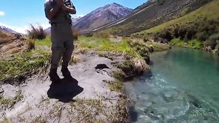 За кумжей с нахлыстом по рекам Маккензи в Новой Зеландии