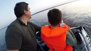 Вечерний выход на судака в Петрозаводской губе