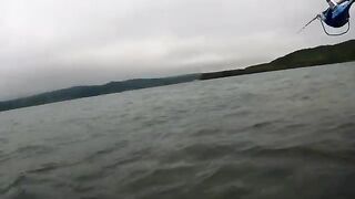 Русский остров: рокфишинг с берега, морской окунь и досадный сход