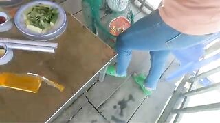 Ловля баррамунди в лагуне Тхи Най и обед у Куинёна