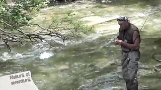 Четыре форели за восемь минут на реке Валеа-Ря