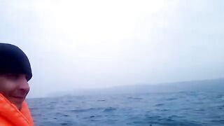 Первый выход на лодке ПВХ к острову Русский: рыбалка во Владивостоке