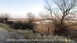 Весенний ветер на озерах Вэдени под Галацем