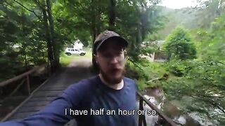 Горный ручей в Румынии: мелкие нимфы и форель на течении