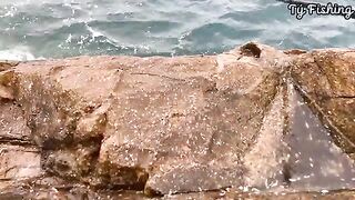 На скалах Нёнли у Куинёна: морская рыбалка и обрывы поводка