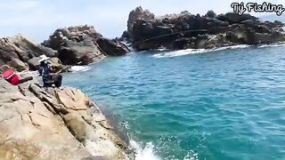 На скалах Нёнли у Куинёна: морская рыбалка и обрывы поводка