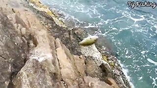 На скалах Нёнли у Куинёна: морская рыбалка и обрывы поводка
