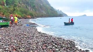 Пуэнт-Мишель на Доминике: утро с местными рыбаками и неводом
