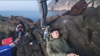 На знакомый мыс Нёнли спустя год: рыбалка с друзьями и обед на берегу