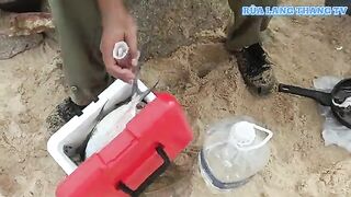 Первая морская рыбалка у Хочама и обед из улова