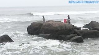 Первая морская рыбалка у Хочама и обед из улова